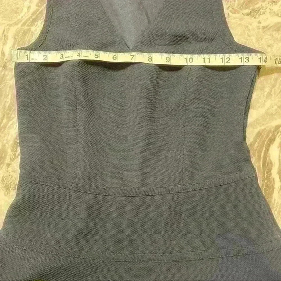 Armani Exchange Women's V Neck Fit And Flare Dress Navy Blue Size 2 - Picture 5 of 10